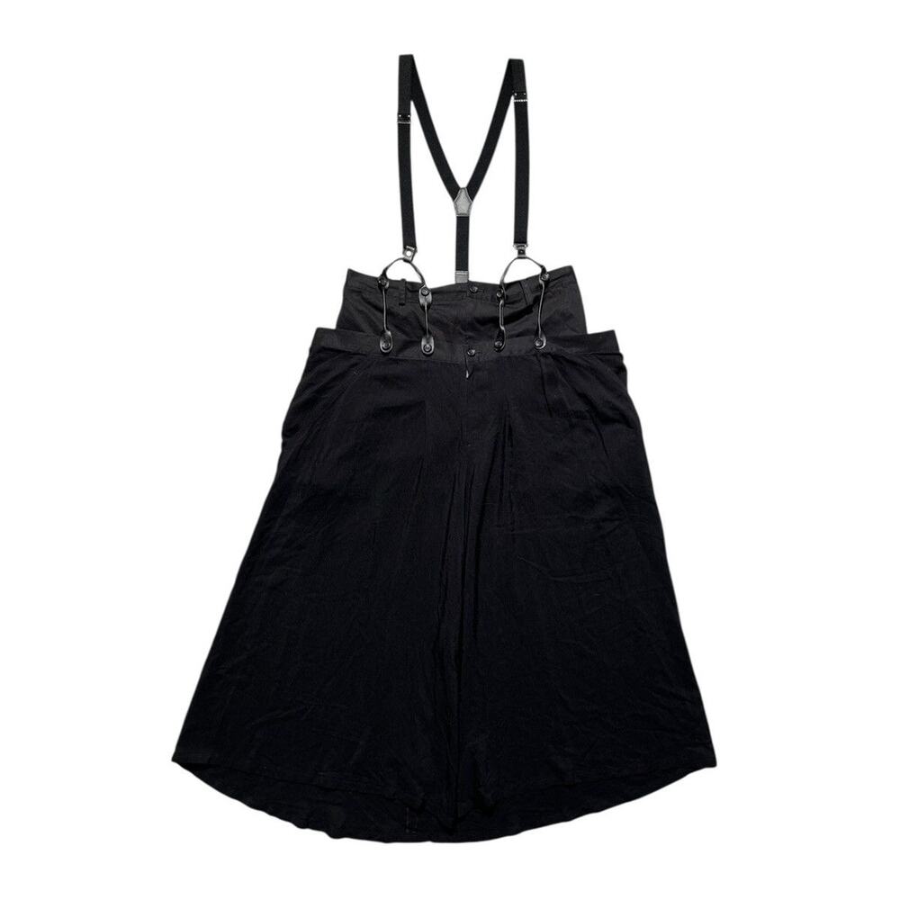 $1,500 Layered suspender double waist maxi skirt
